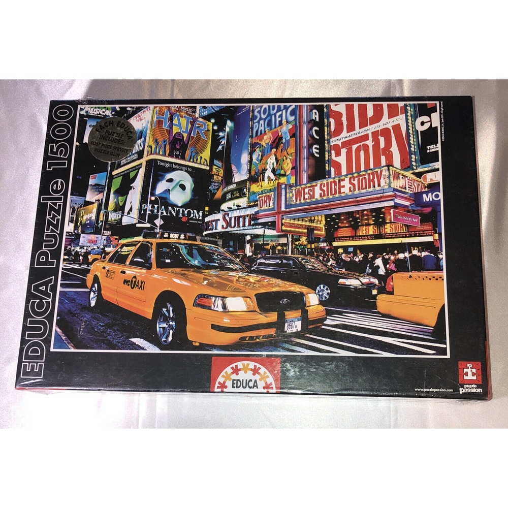 EDUCA Times Square 1500 Piece Puzzle #14816 ~ New and Sealed